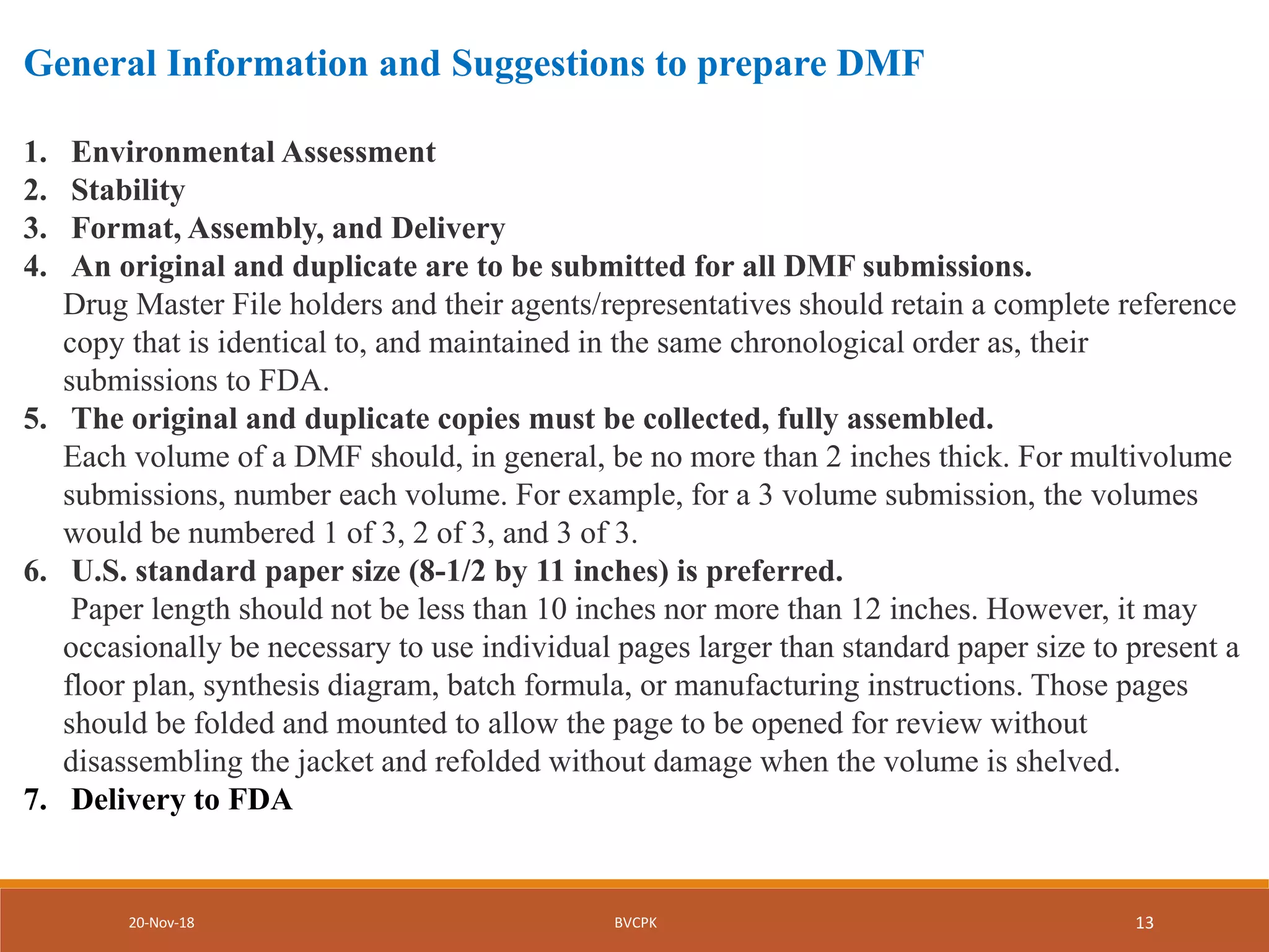 Drug master file | PPTX