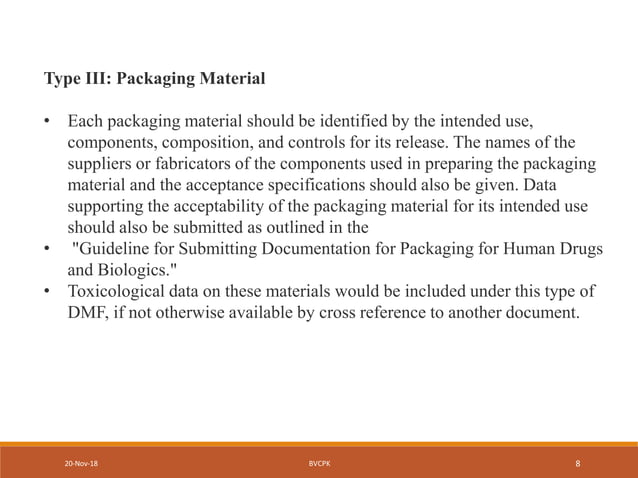 Drug master file | PPTX | Pharmaceutical Industry | Industries