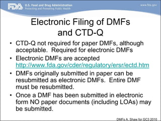 Drug Master Files for Pharma Industry... | PDF