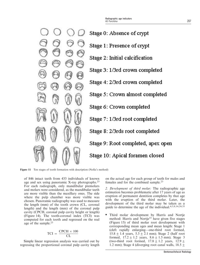 Dental radiographic indicators, a key to age estimation PDF