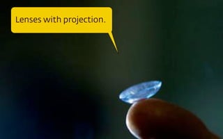 Lenses with projection.

 