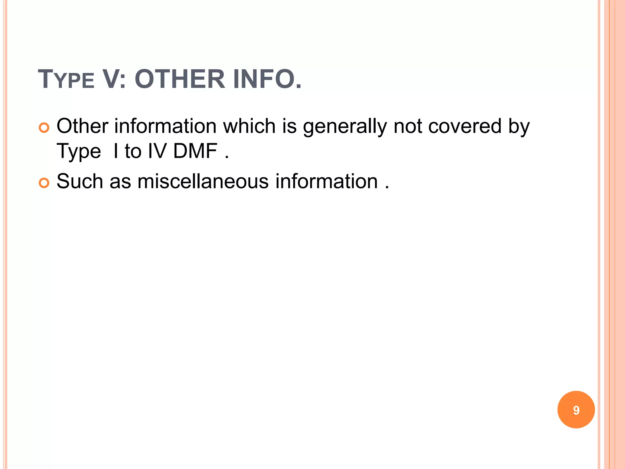 Dmf and distribution record | PPTX