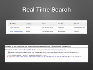 Real Time Search
 