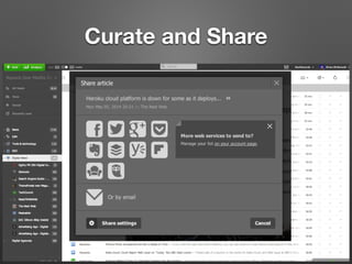 Curate and Share
 