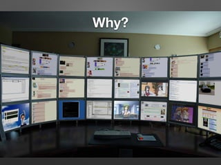 • Increase productivity
• Engage your audience
• Standardize reporting
• Monitor competitors
• Make your boss happy!
Why?
 