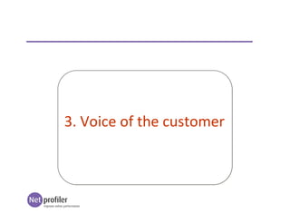 3. Voice of the customer
 