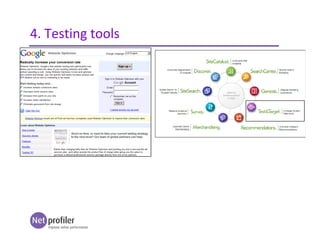 4. Testing tools
 