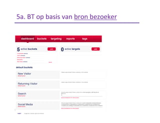 5a. BT op basis van bron bezoeker
 