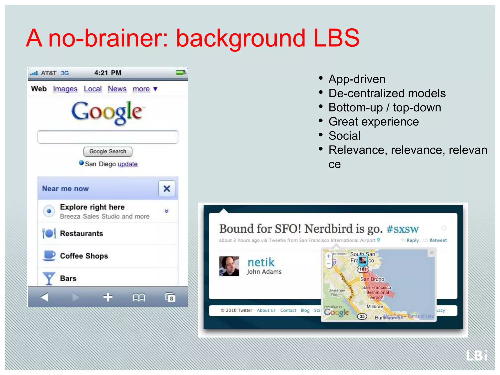 Traditional phone experience
