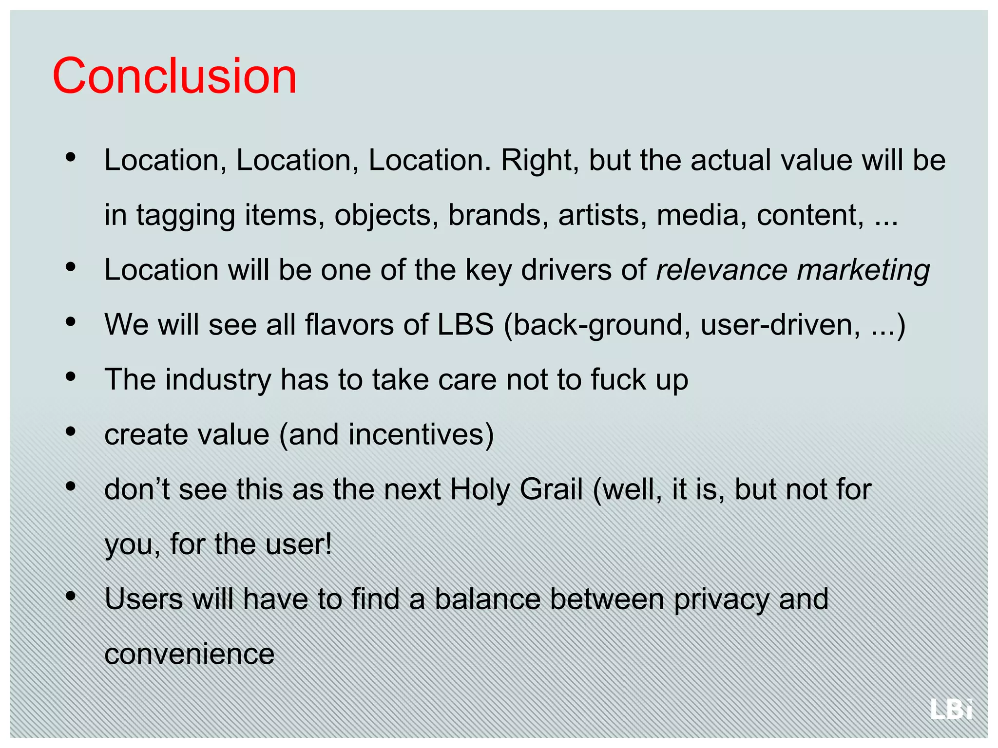 Offers that matched their profilesCase – BlueFi - Proximity Based MarketingActivations to turn on Bluetooth