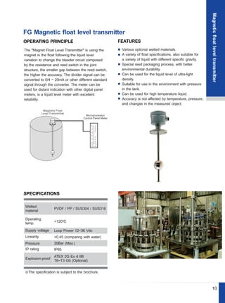 Industrial Instruments for Food Beverage, Daily and Pharmaceutical | PDF