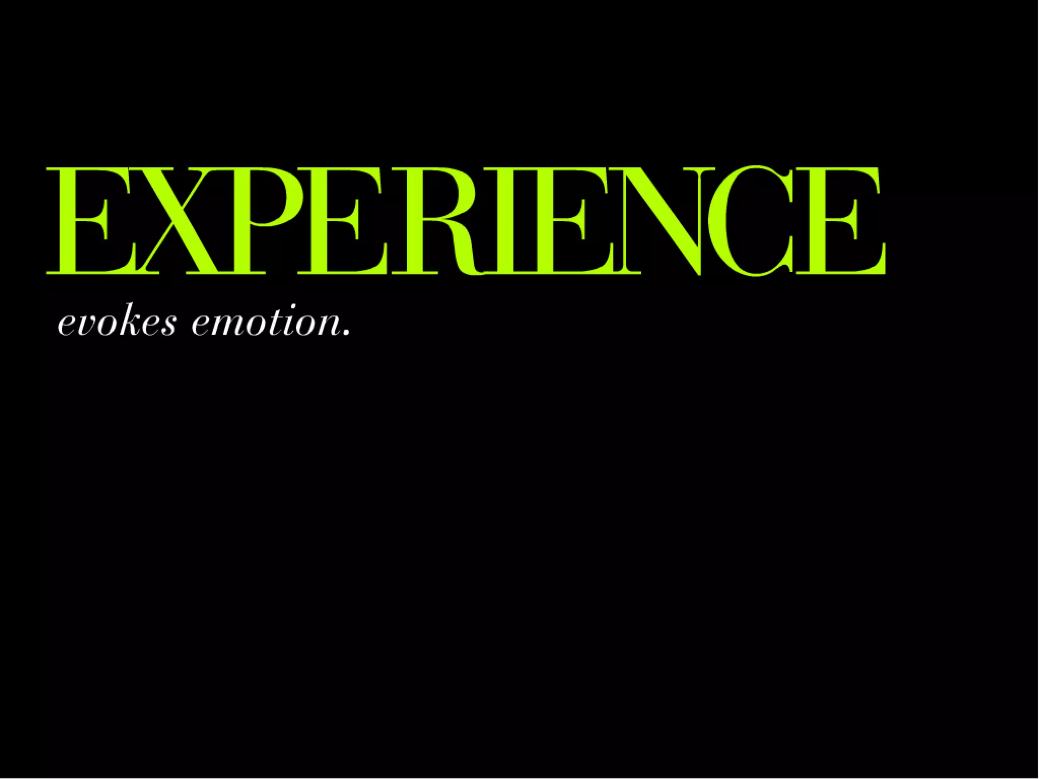 The Experience Layer—FOWD NYC 08