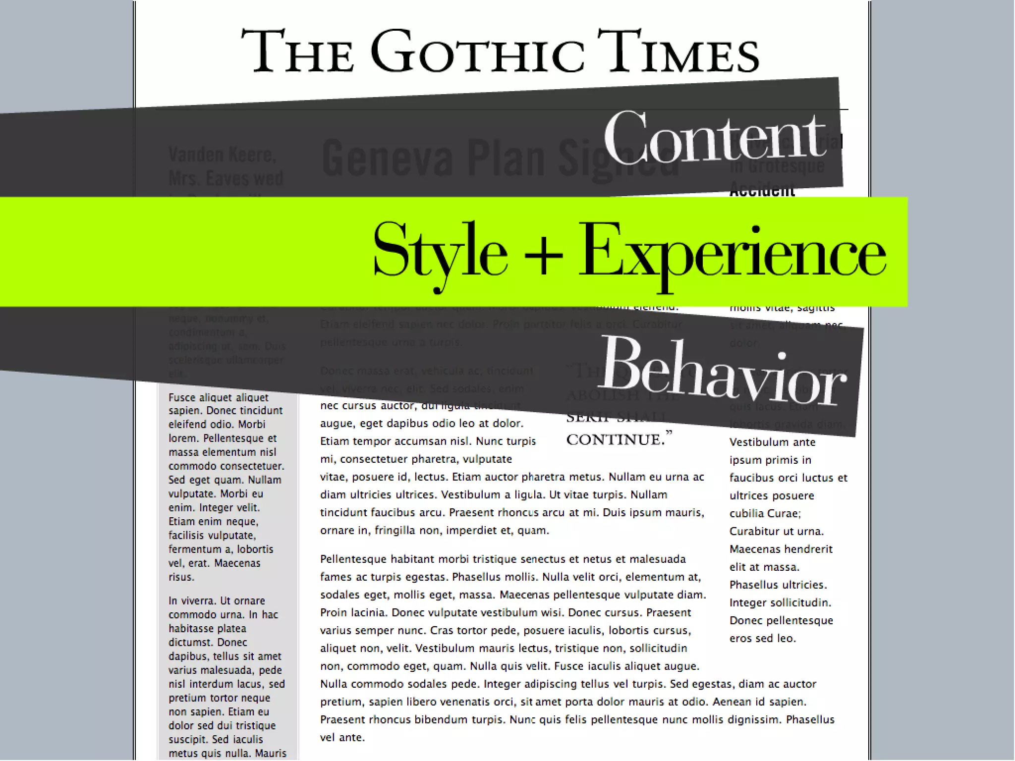 The Experience Layer—FOWD NYC 08