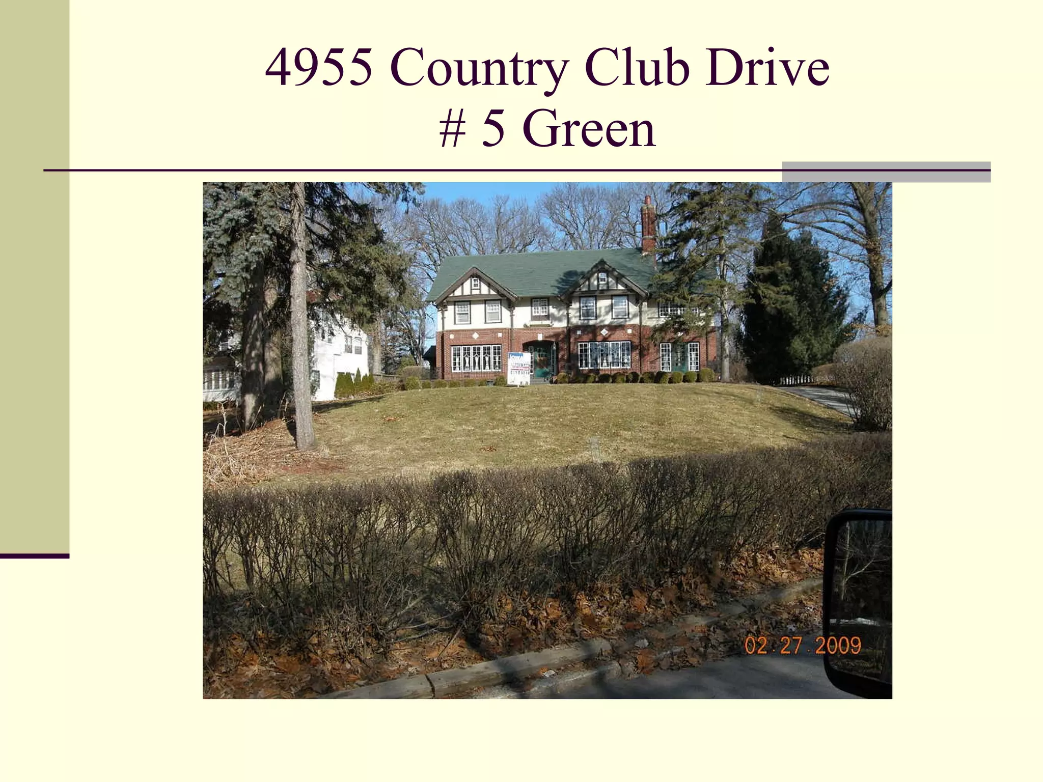 4955 Country Club Drive # 5 Green 