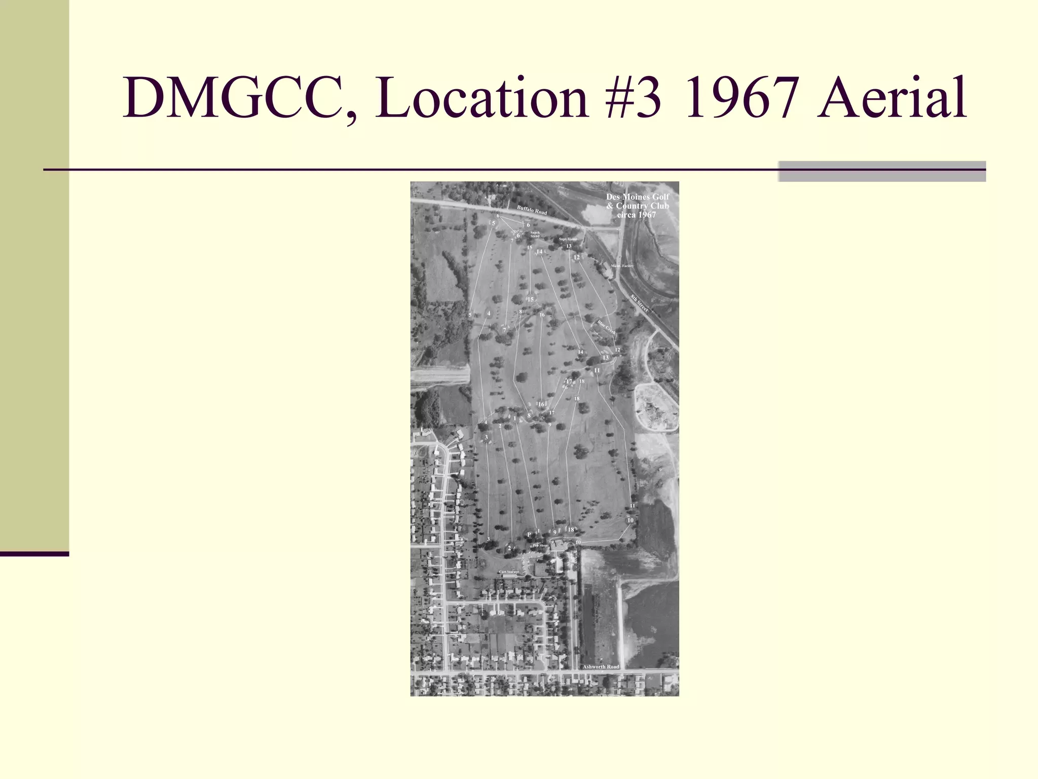 DMGCC, Location #3 1967 Aerial 