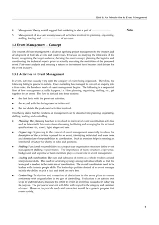 Event Management | PDF