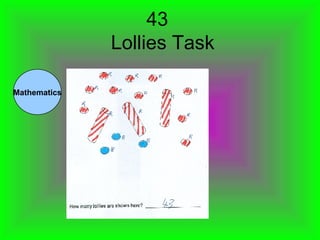 43   Lollies Task Mathematics 