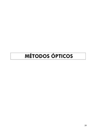 MÉTODOS ÓPTICOS




                  29
 