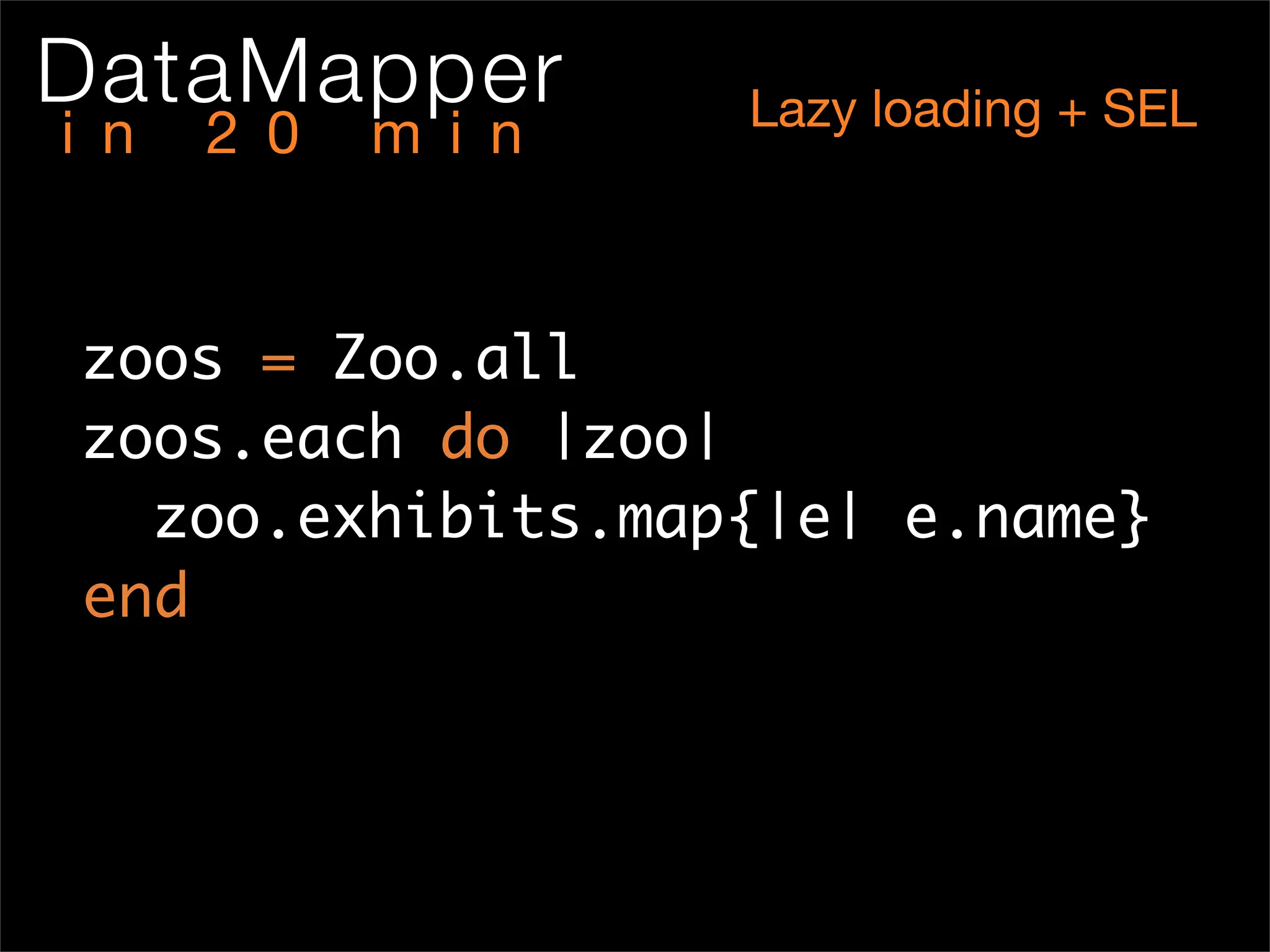 DataMapper In 20 min