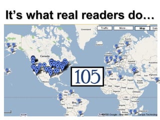 It’s what real readers do… 