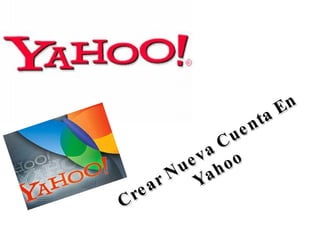 Crear Nueva Cuenta En Yahoo 