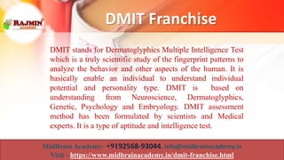 DMIT Franchise In India | PPTX