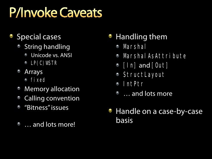 Unmanaged Parallelization via P/Invoke