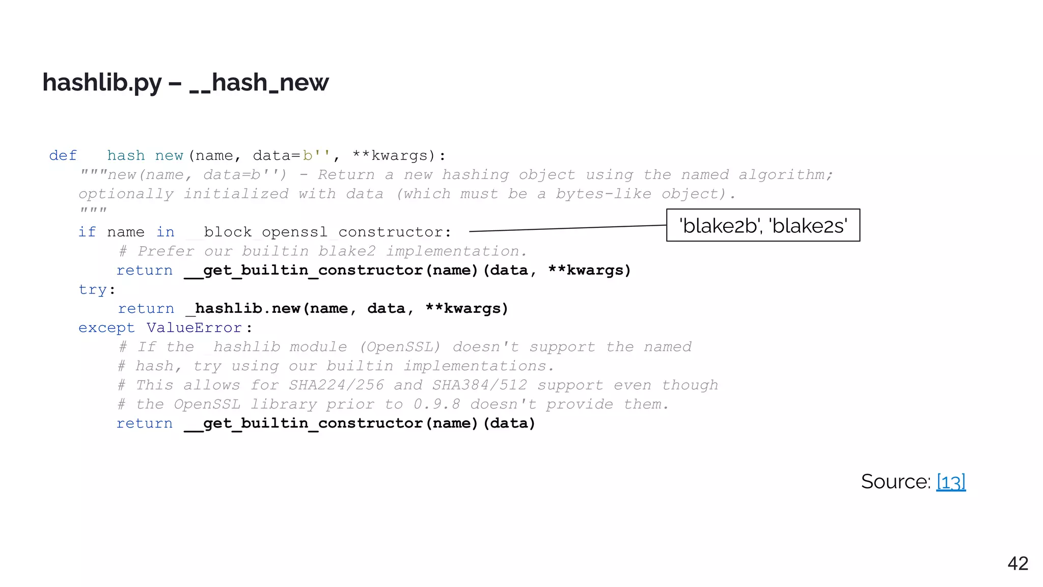 Python Hashlib & A True Story of One Bug | PPT