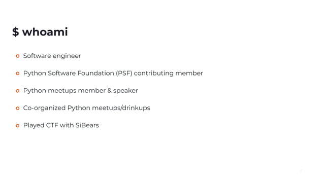 Python Hashlib & A True Story of One Bug | PPT