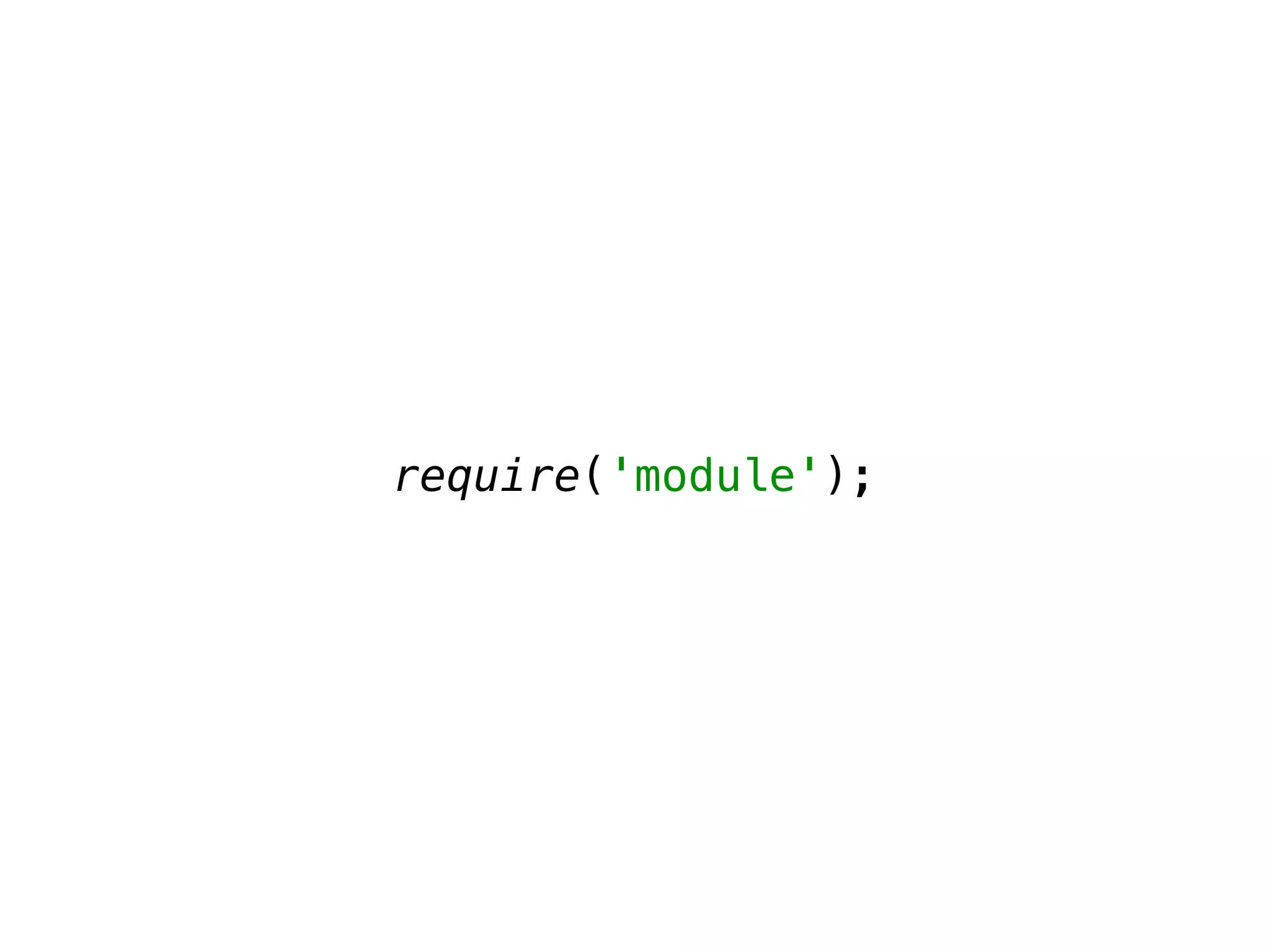 require('module');
 