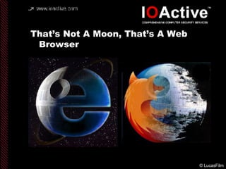 That’s Not A Moon, That’s A Web Browser © LucasFilm 