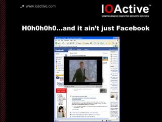 H0h0h0h0…and it ain’t just Facebook
 
