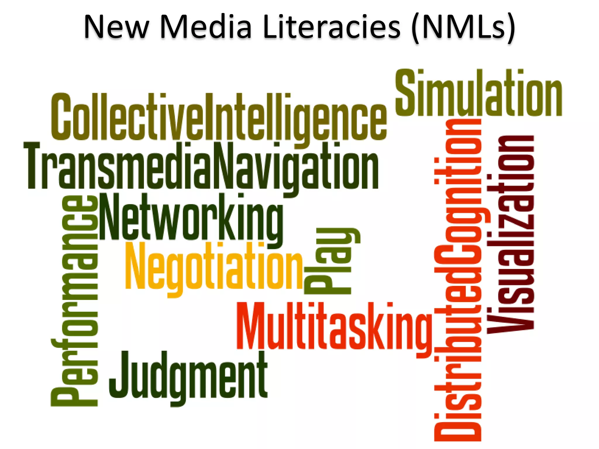 New Media Literacies (NMLs)