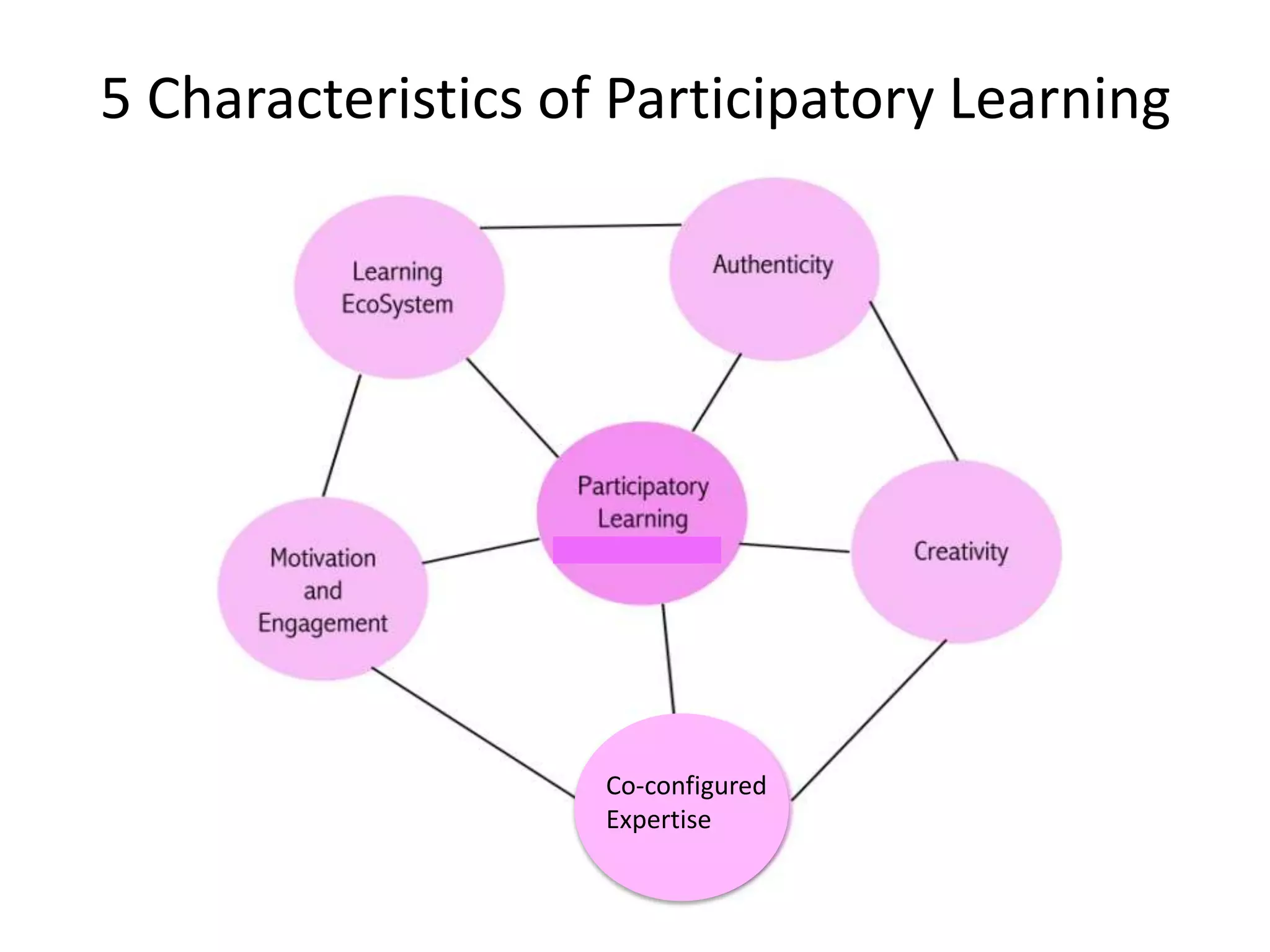 5 Characteristics of Participatory LearningCo-configured Expertise