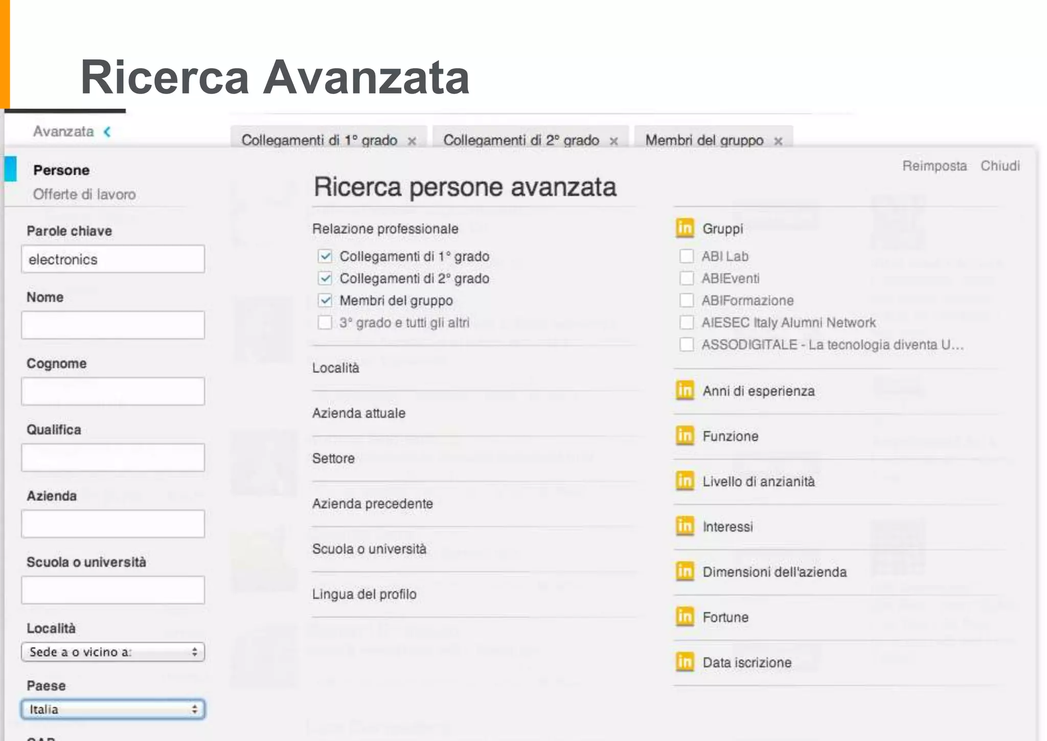 Ricerca Avanzata

 