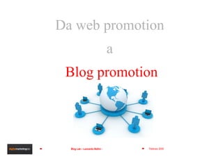 Da web promotion  a  Blog promotion 