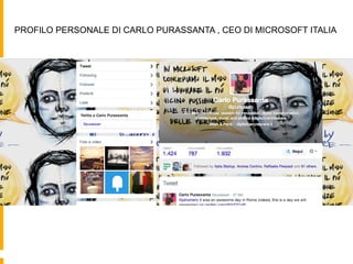 PROFILO PERSONALE DI CARLO PURASSANTA , CEO DI MICROSOFT ITALIA 
 