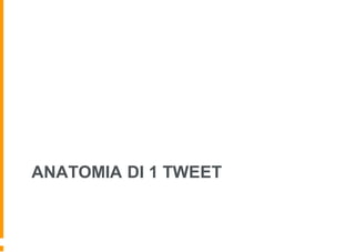 ANATOMIA DI 1 TWEET
 