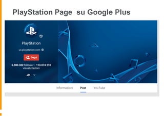 PlayStation Page su Google Plus
 