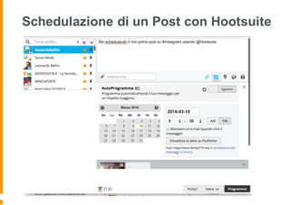 Schedulazione di un Post con Hootsuite
 