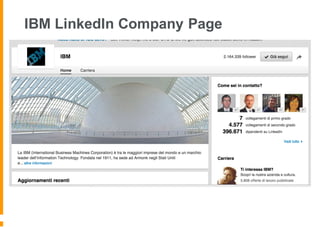 IBM LinkedIn Company Page
 