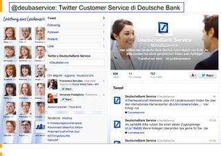 @deubaservice: Twitter Customer Service di Deutsche Bank

 