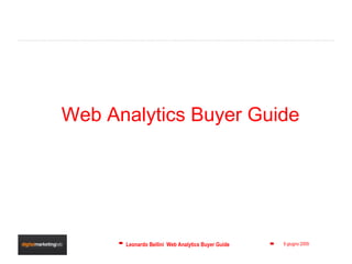Web Analytics Buyer Guide 
