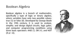 Comprehensive Guide to Boolean Algebra and Logic Gates in Digital ...