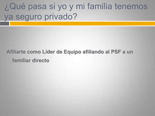 Programa de Salud Familiar - Clinica San Borja