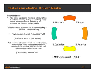 Introduzione alla Web Analytics | PDF
