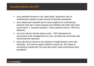 Web analytics & KPI