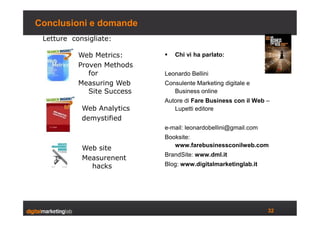 Web analytics & KPI