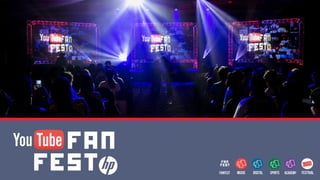 This year we launched the YouTube FanFest; a two-night 'live' YouTube showcase in
Singapore featuring a roster of 18 estab...
