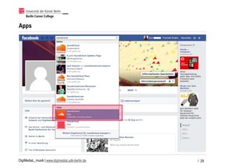 DigiMediaL_musik | www.digimedial.udk-berlin.de
Apps
/ 29
 